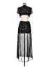 Forever 21 100% Polyester Stars Black Casual Dress Size M - photo 2