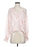 ALLSAINTS 100% Polyester Pink 3/4 Sleeve Blouse Size 4 - photo 1