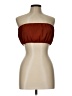 Unbranded 100% Polyester Brown Tube Top Size L - photo 1