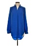 Express 100% Polyester Blue 3/4 Sleeve Blouse Size XS - photo 1