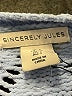 Sincerely Jules 100% Polyester Solid Blue Pullover Sweater Size S - photo 7