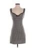Shein Houndstooth Gray Cocktail Dress Size 4 - photo 1