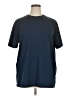Athletic Works 100% Polyester Solid Blue Active T-Shirt Size XL - photo 1