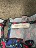 SimpleFun 100% Polyester Floral Blue 3/4 Sleeve Blouse Size XL - photo 7