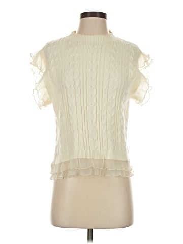 Self Contrast Sweater Vest (view 1)