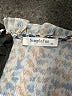 SimpleFun 100% Polyester Animal Print Blue 3/4 Sleeve Blouse Size XL - photo 7