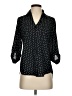 Iz Byer Polka Dots Black 3/4 Sleeve Blouse Size XS - photo 1