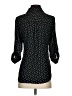 Iz Byer Polka Dots Black 3/4 Sleeve Blouse Size XS - photo 2