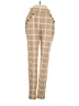 INDERO Plaid Tan Casual Pants Size S - photo 1