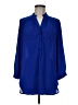 41Hawthorn 100% Polyester Blue 3/4 Sleeve Blouse Size M - photo 1
