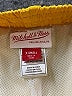 Mitchell & Ness 100% Polyester Color Block Yellow Track Pants Size XS - photo 7