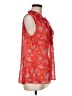 CAbi 100% Polyester Red Sleeveless Blouse Size M - photo 4