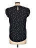 Shein 100% Polyester Polka Dots Black Sleeveless T-Shirt Size L - photo 2