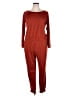Prettygarden Solid Red Jumpsuit Size XL - photo 1