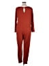 Prettygarden Solid Red Jumpsuit Size XL - photo 2