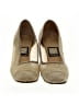 Nina Metallic Gold Tan Heels Size 6 - photo 2