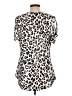 ADREAMLY Animal Print Ivory Short Sleeve T-Shirt Size L - photo 2