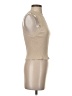 Zara Tan Short Sleeve Turtleneck Size S - photo 4
