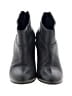Assorted Brands 100% Leather Black Ankle Boots Size 6 1/2 - photo 2