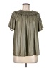 Assorted Brands 100% Polyester Green Short Sleeve Blouse Size M - photo 1