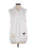 Julie Mango White Sweater Vest Size S - photo 1
