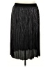 Lane Bryant 100% Polyester Metallic Solid Black Formal Skirt Size 18 - 20 Plus - photo 1