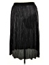 Lane Bryant 100% Polyester Metallic Solid Black Formal Skirt Size 18 - 20 Plus - photo 2