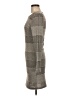AnM 100% Polyester Chevron-herringbone Gray Casual Dress Size M - photo 5
