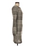 AnM 100% Polyester Chevron-herringbone Gray Casual Dress Size M - photo 4