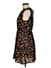 Shein 100% Polyester Animal Print Brown Casual Dress Size M - photo 5