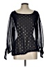 Bobeau 100% Polyester Black 3/4 Sleeve Blouse Size L - photo 1