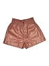 Zara Metallic Brown Shorts Size 8 - photo 1