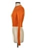 Zara Color Block Orange Turtleneck Sweater Size S - photo 5