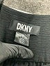 DKNY 100% Polyester Solid Black Casual Dress Size 10 - photo 7