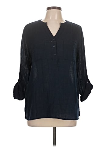 G.H. Bass & Co. 3/4 Sleeve Blouse (view 1)