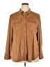 Chico's 100% Polyester Brown Long Sleeve Blouse Size XXL (4) - photo 1