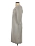 Emploi Solid Gray Casual Dress Size S - photo 5