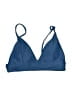 Unbranded Chevron-herringbone Blue Swimsuit Top Size S - photo 1