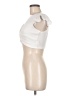 Shein 100% Viscose White Short Sleeve Top Size 6 - photo 5