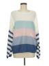 ee:some 100% Polyester Color Block Ivory Pullover Sweater Size Med - Lg - photo 1