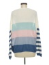 ee:some 100% Polyester Color Block Ivory Pullover Sweater Size Med - Lg - photo 2