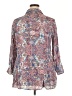 Notations Paisley Purple 3/4 Sleeve Button-Down Shirt Size 2X - photo 2