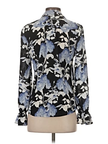 Karl Lagerfeld Paris Long Sleeve Blouse (view 2)