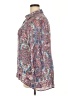 Notations Paisley Purple 3/4 Sleeve Button-Down Shirt Size 2X - photo 5