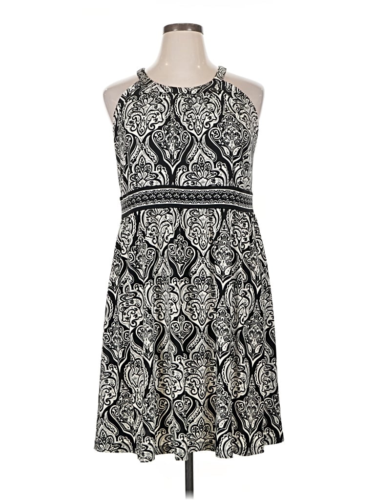 Pre-owned Apt. 9 Casual Dress In Gray