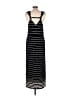 Max Studio Stripes Black Casual Dress Size L (estimated) - photo 2