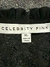 Celebrity Pink Black Long Sleeve Blouse Size XL - photo 7