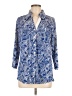 Sunny Leigh Blue 3/4 Sleeve Blouse Size M - photo 1