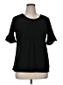 DressBarn Black Short Sleeve Top Size 1X - photo 1