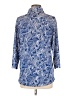 Sunny Leigh Blue 3/4 Sleeve Blouse Size M - photo 2